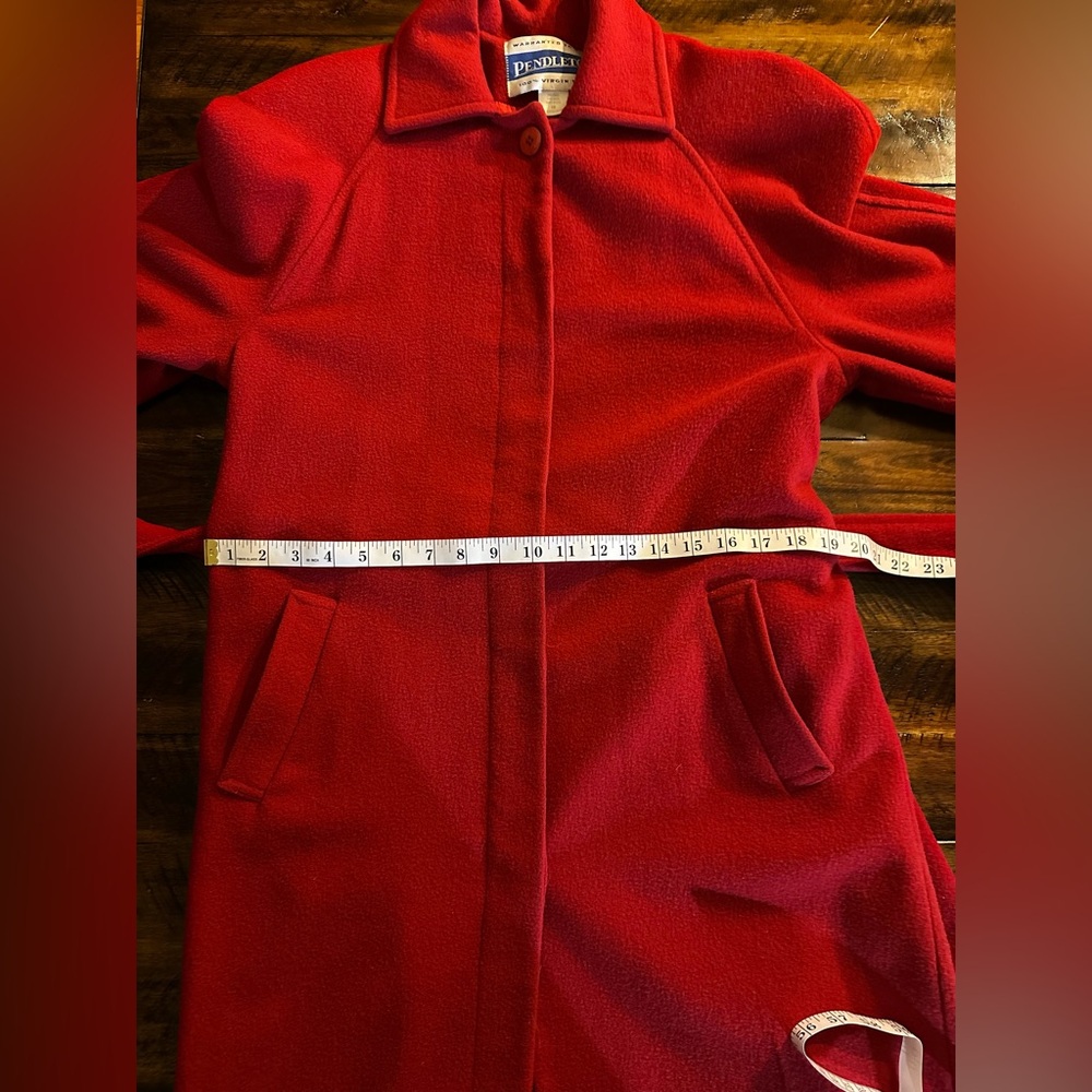 Pendleton Ruby Virgin Wool Belted Coat Long Class… - image 6